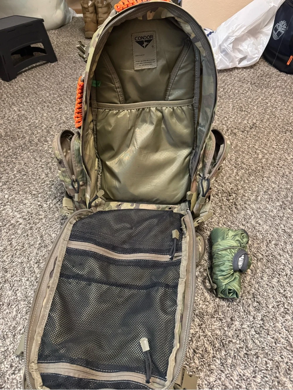 Tactical Camo Men’s Backpack - Multicolor Camo